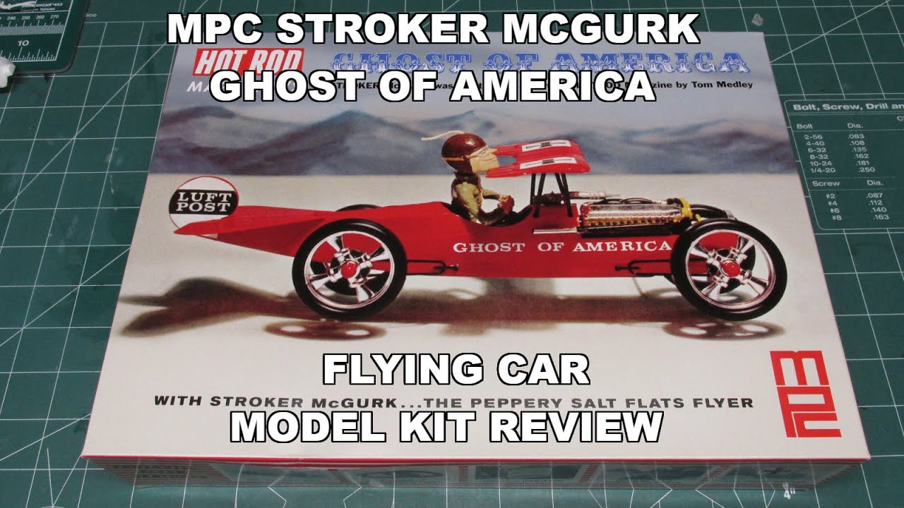 MPC STROKER MCGURK GHOST OF AMERICA 'FLYING CAR' KIT REVIEW MPC866