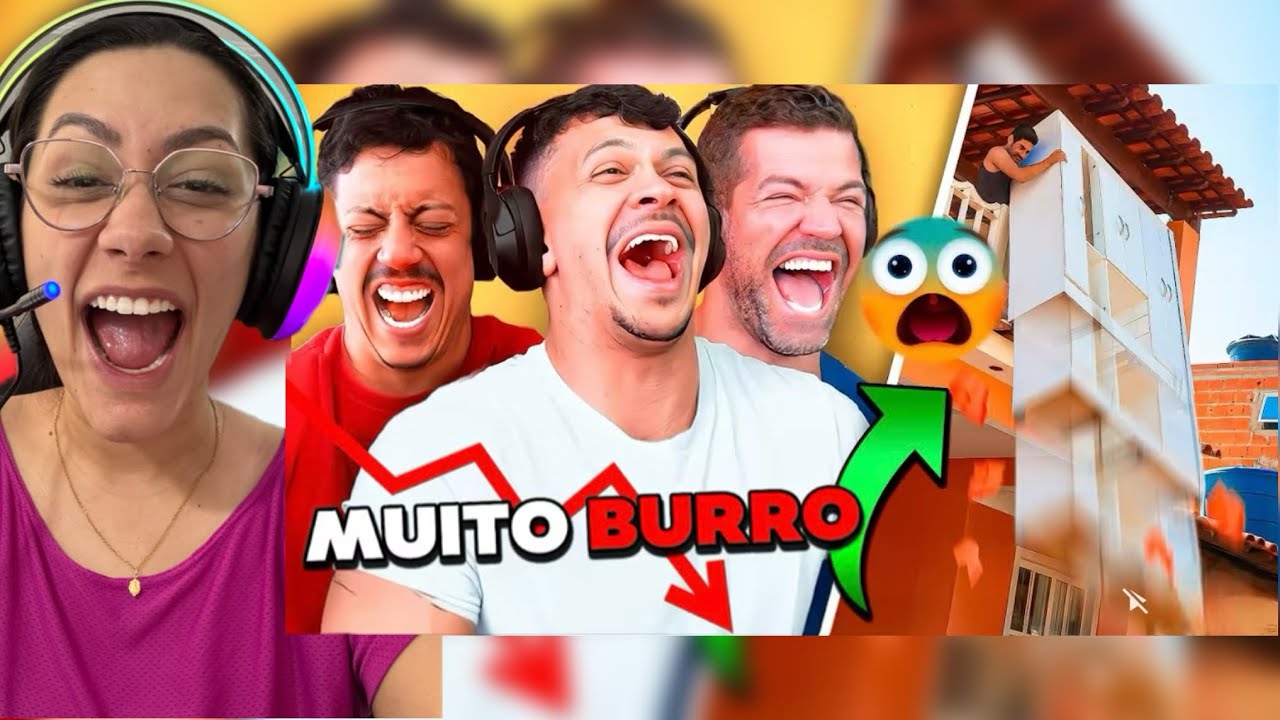 CHORANDO DE RIR COM A BURRICE DAS PESSOAS 😂 - React Canal Canalha