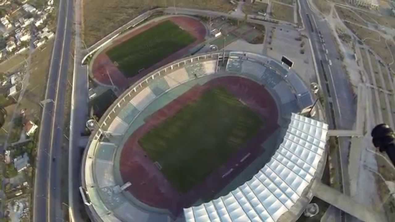 Panthessaliko Stadium-Volos (Greece)Aerial View FullHD