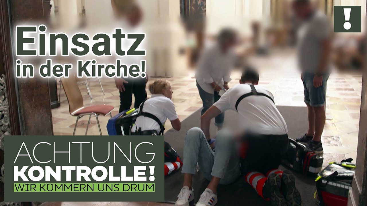 In der KIRCHE zusammengebrochen?! Patient hilft bei der Untersuchung! | Achtung Kontrolle
