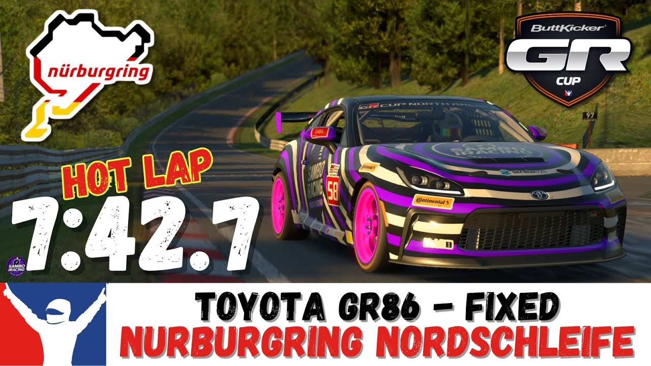 iRacing Toyota GR86 N&uuml;rburgring Nordschleife Guide Lap - Fixed Setup