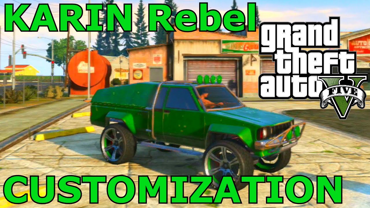 GTA 5 - Rusty Karin Rebel Truck Customization