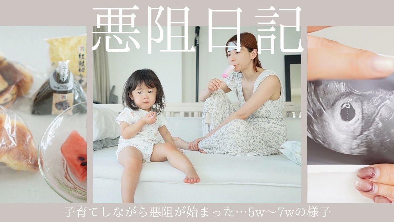 【妊娠初期】悪阻の始まり…5w-7wのリアルな食生活/顕微受精からの２人目妊娠🤰🌸