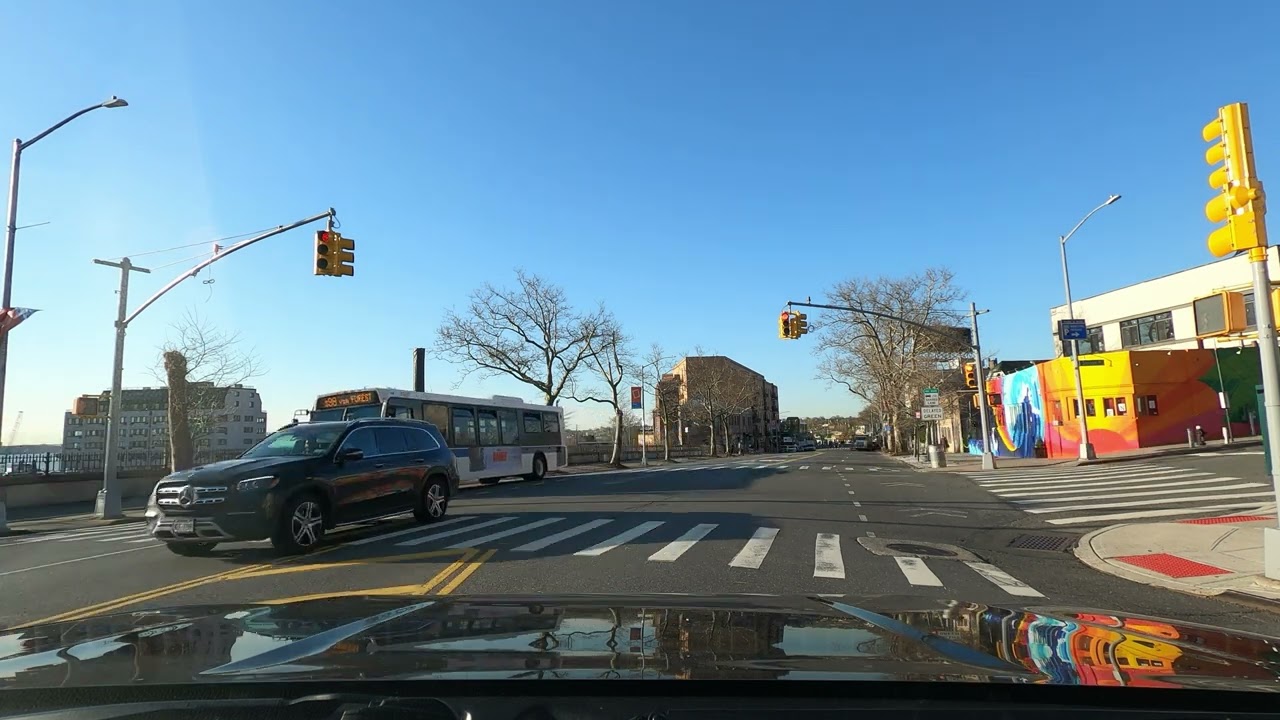 Driving Staten Island, NY:  Richmond Terrace, Bay St