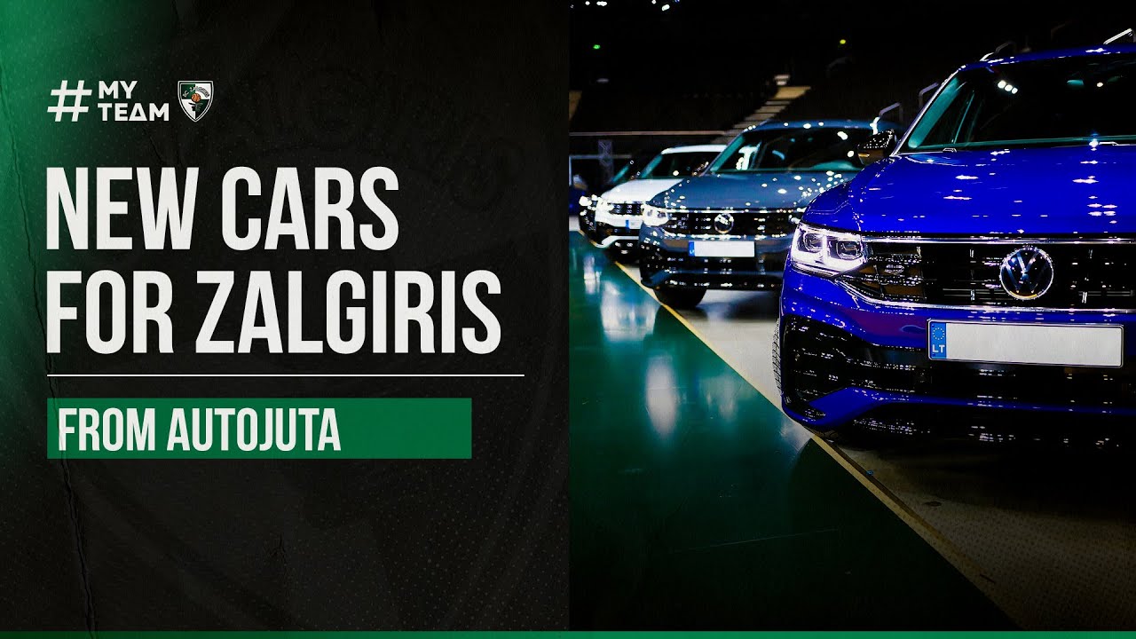Zalgiris presented with new cars from Autojuta