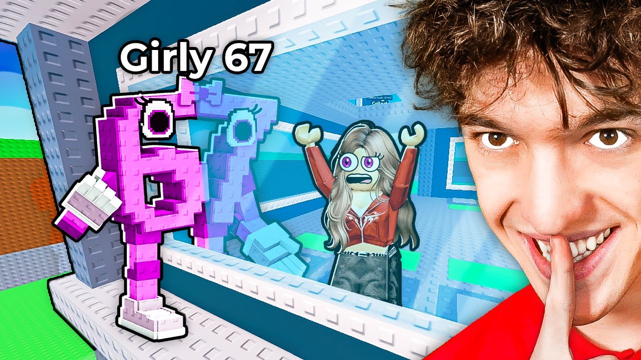 Trolling Little Sister With MODDED Steal A Brainrot!!