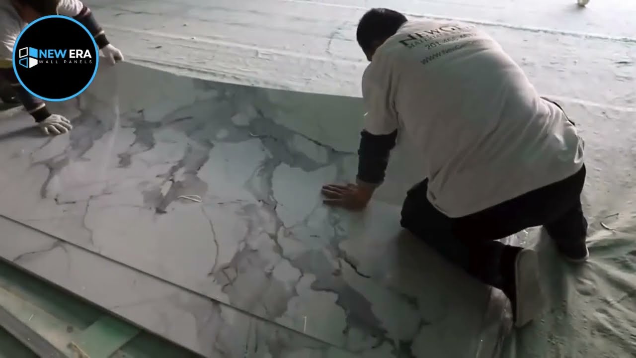 Easy Installation Guide PVC Marble Sheets with Caulk | New Era Wall Panels