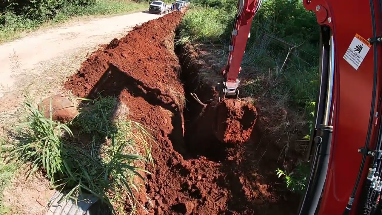 Trenching Around A Tinhorn Culvert