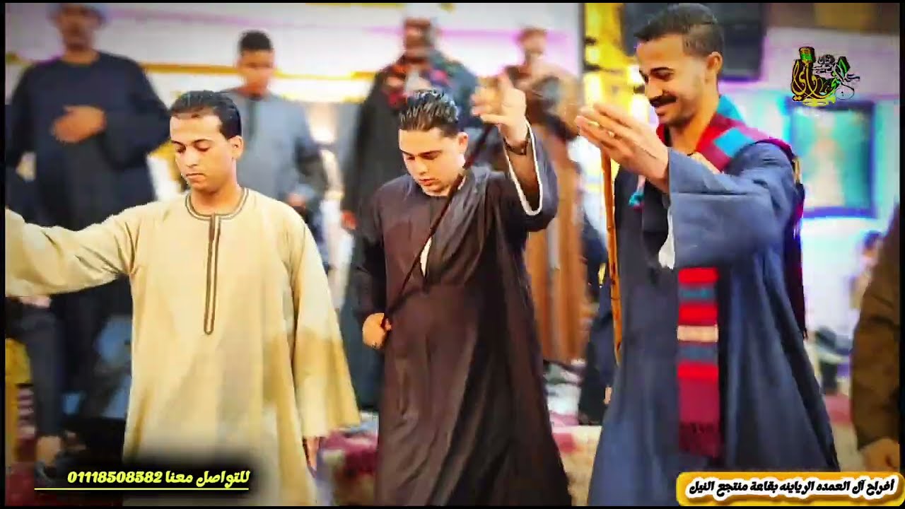 افراح الكفاينه الرياينه منتجع النيل رقص شباب الرييانه وطهطا، الفنان على مديح البنجاوى 