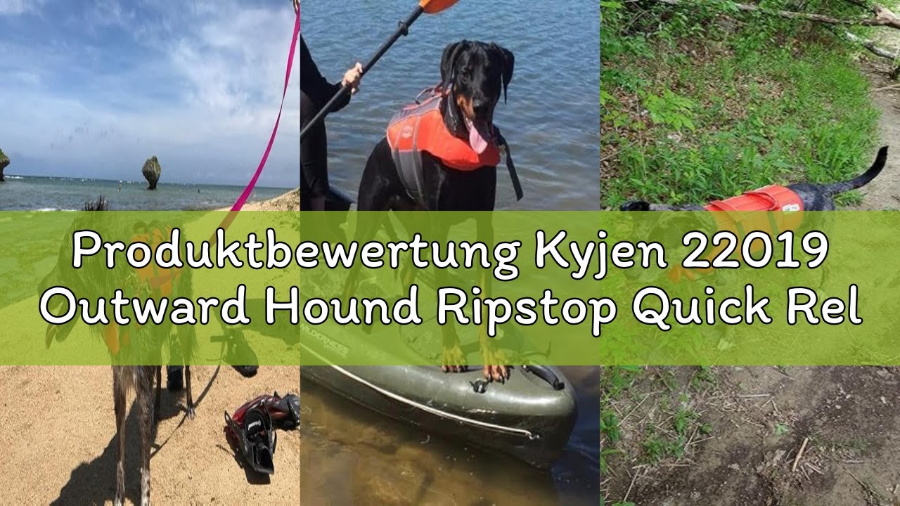 Produktbewertung Kyjen 22019 Outward Hound Ripstop Quick Release Easy Fit Rettungsweste für Hunde, v