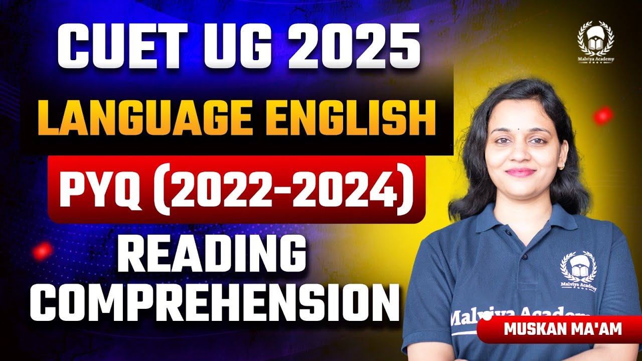 Cuet 2025 Language English previous year solution | Reading Comprehension | Muskan Ma'am