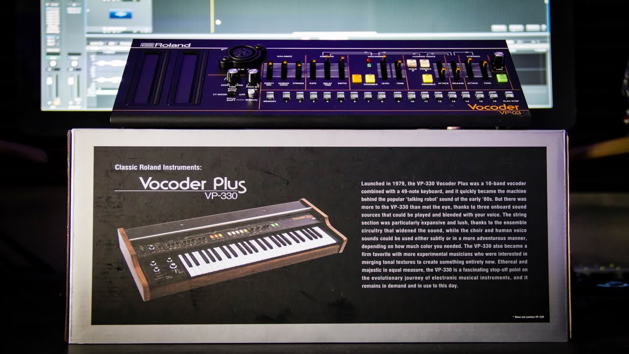 ADSR - Roland Boutique VP-03 Vocoder - Audio Demo