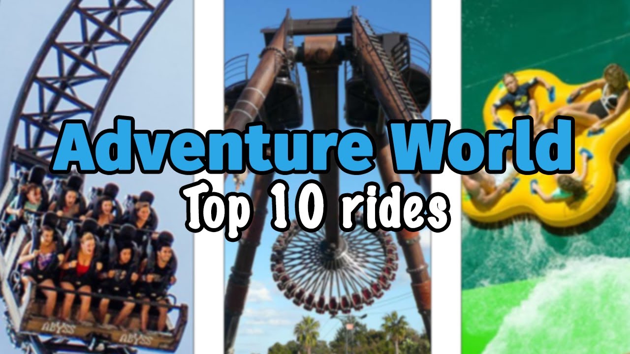 10 лучших аттракционов в Adventure World — Перт, Австралия | 2022