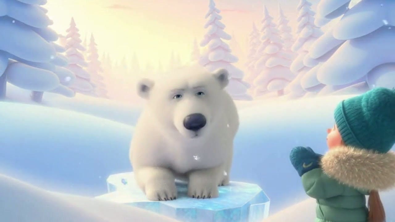 Minecraft Baby Polar Bear Slipped on Ice | Nursery Rhymes for Kids & Baby Songs
