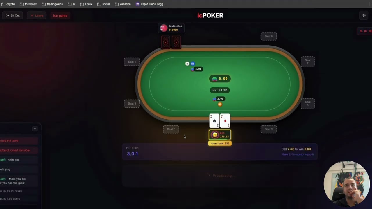 I Built a Decentralized Poker Game on the Internet Computer (ICP) &mdash; Full Demo