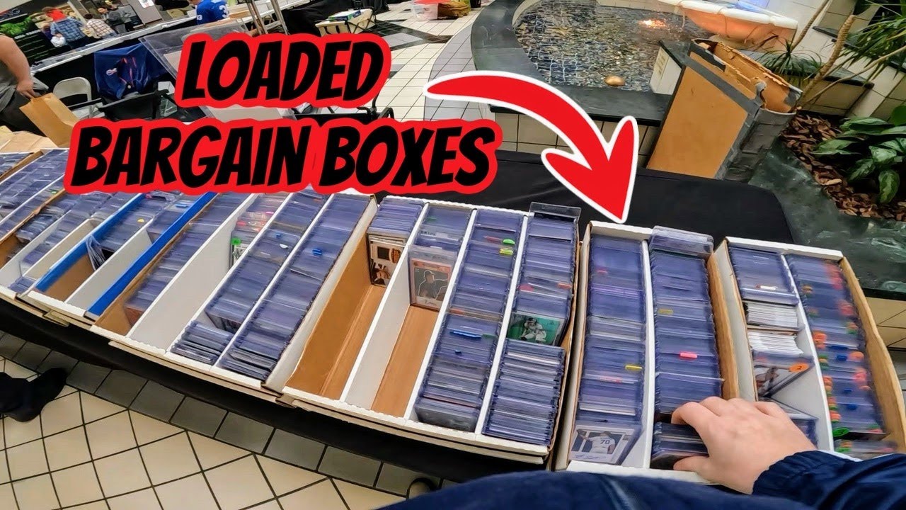 Выставка спортивных карт Hagerstown Sports Card Show, BARGAIN BOX Shopping
