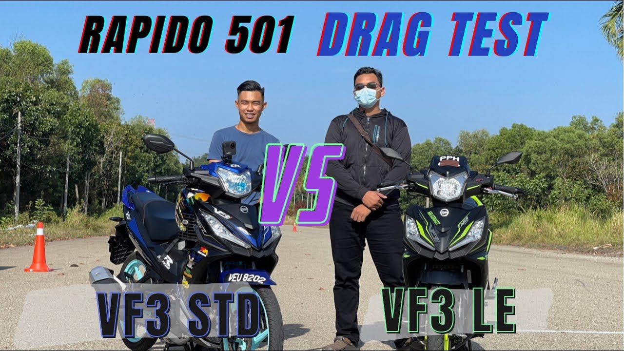 VF3 LE pasang Rapido 501 rim Lawan VF3 v2 Rapido 501! | Pemenang rim Modifly !
