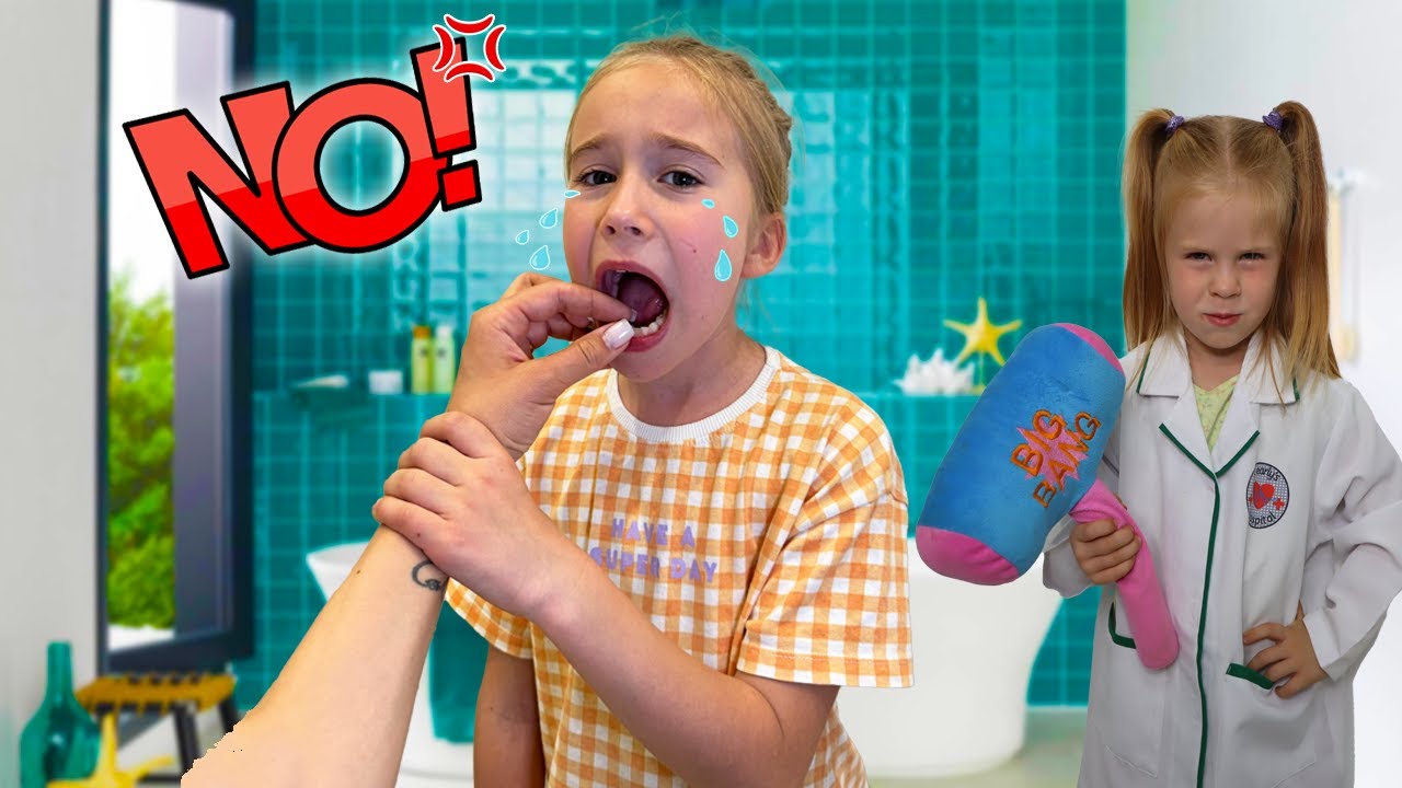 ERIKA SCAPPA DI CASA PERCHÉ NON VUOLE TOGLIERSI IL DENTE! 😱