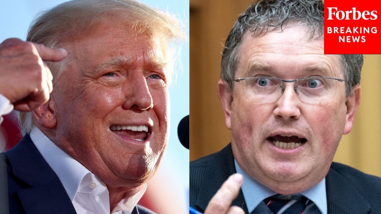 'He Is Not Going To Be Happy With Me...': Thomas Massie Whips Out Mocking Trump Impression