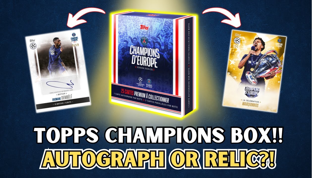 NEW! Topps PSG Champions D'Europe box opening!