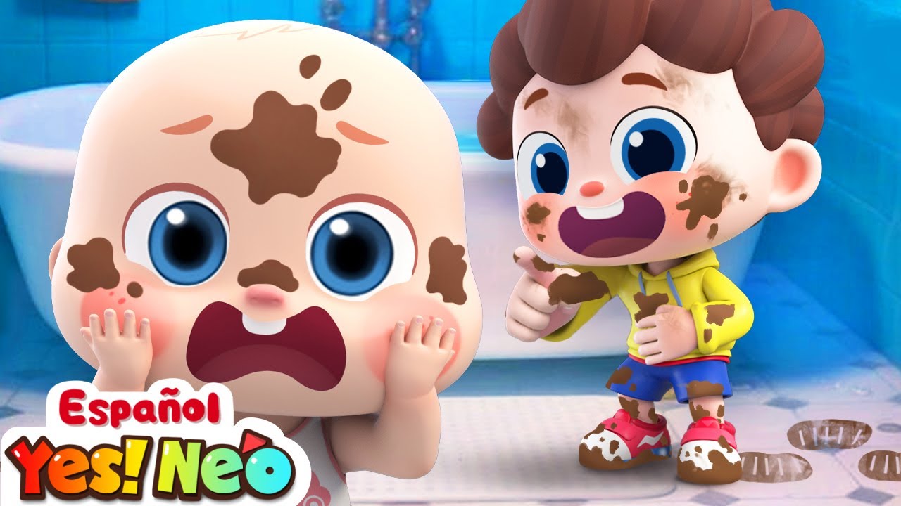 Hora del Bañarse | Yes! Neo | Canciones Infantiles | BabyBus Español