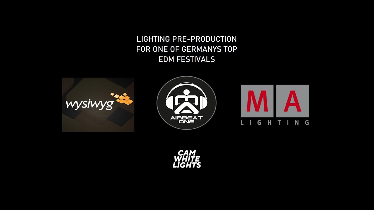LIGHTING PREP FOR AIRBEAT ONE MAIN STAGE - GRANDMA 2/CAST WYSIWYG
