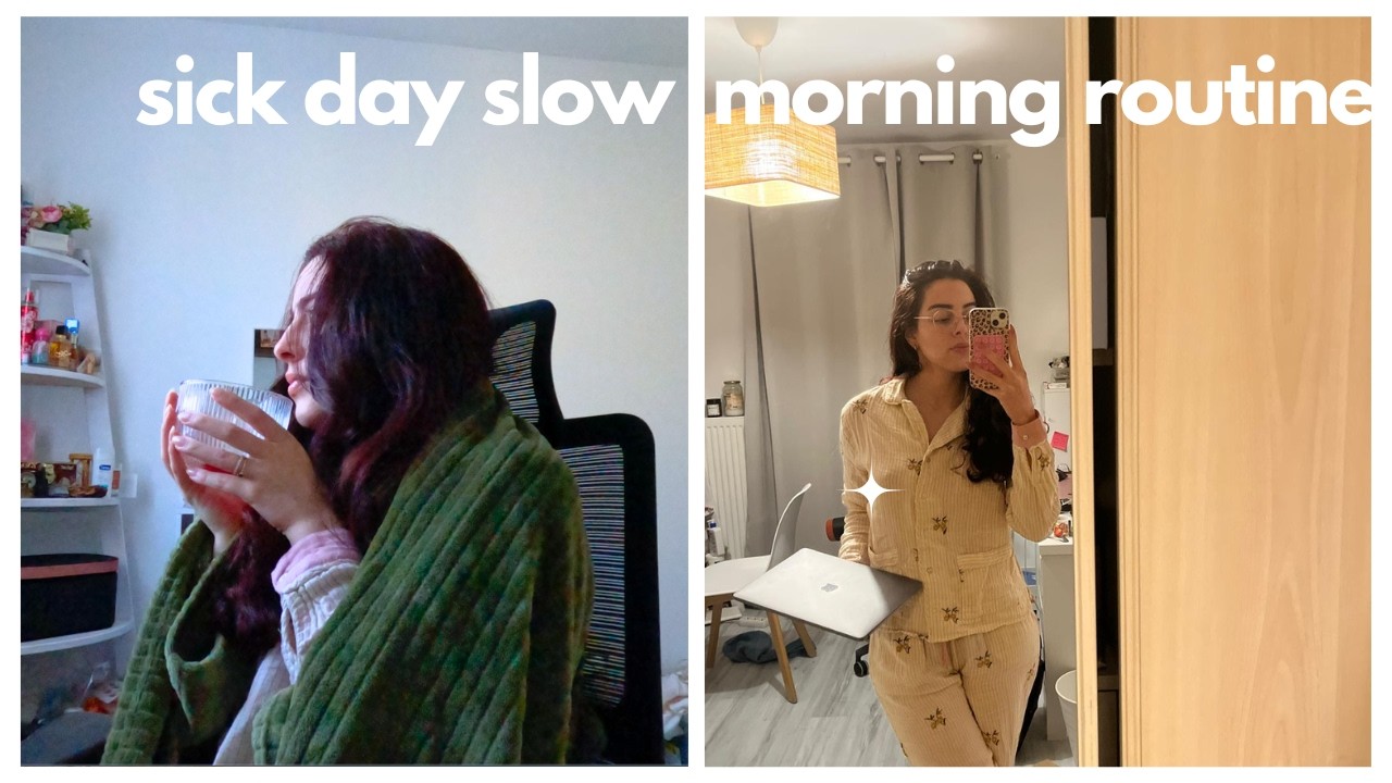Cozy sick day routine when life doesn’t pause