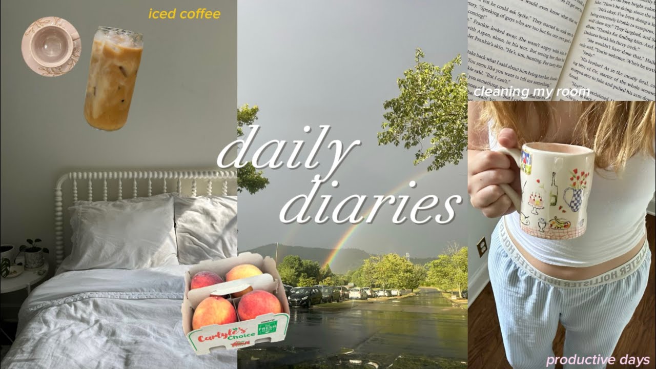 daily diaries | being productive, trying new things, week in my life