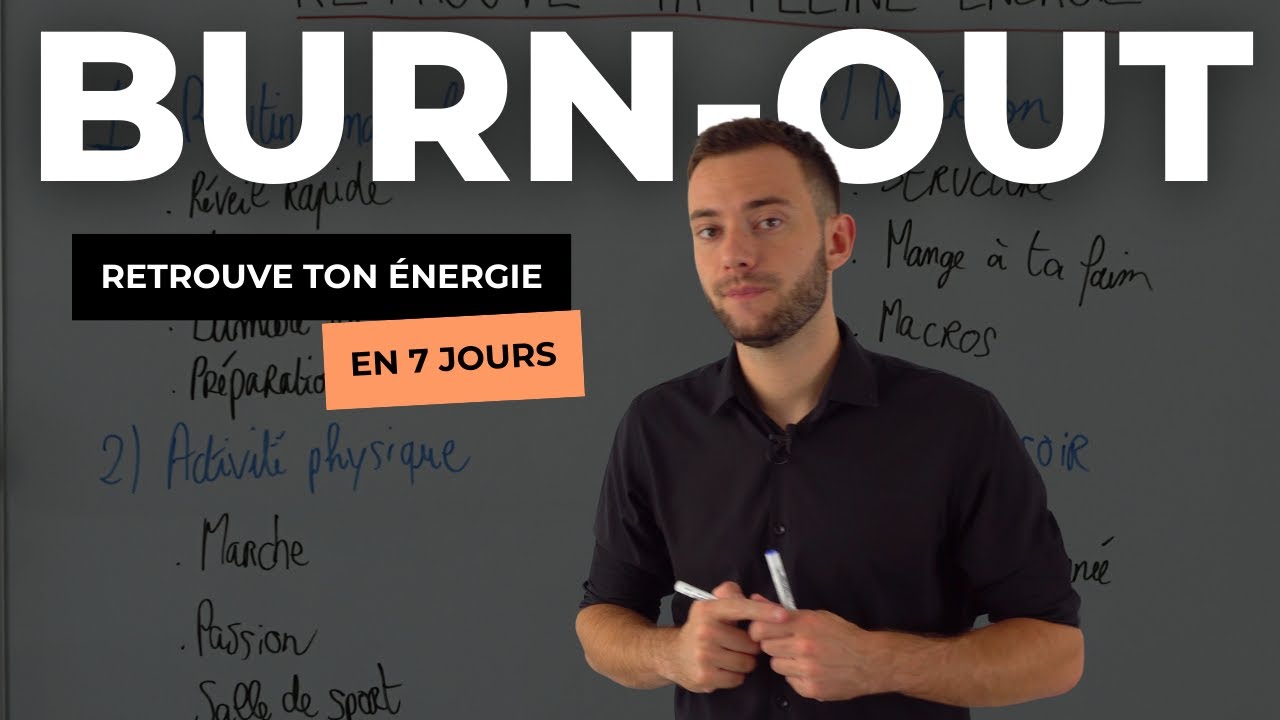 ÉPUISÉ par le TRAVAIL ? Retrouve de L'ÉNERGIE en 12 étapes