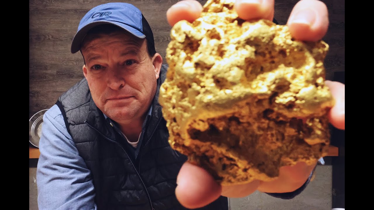 HUGE 57 TROY OUNCE GOLD NUGGET!!