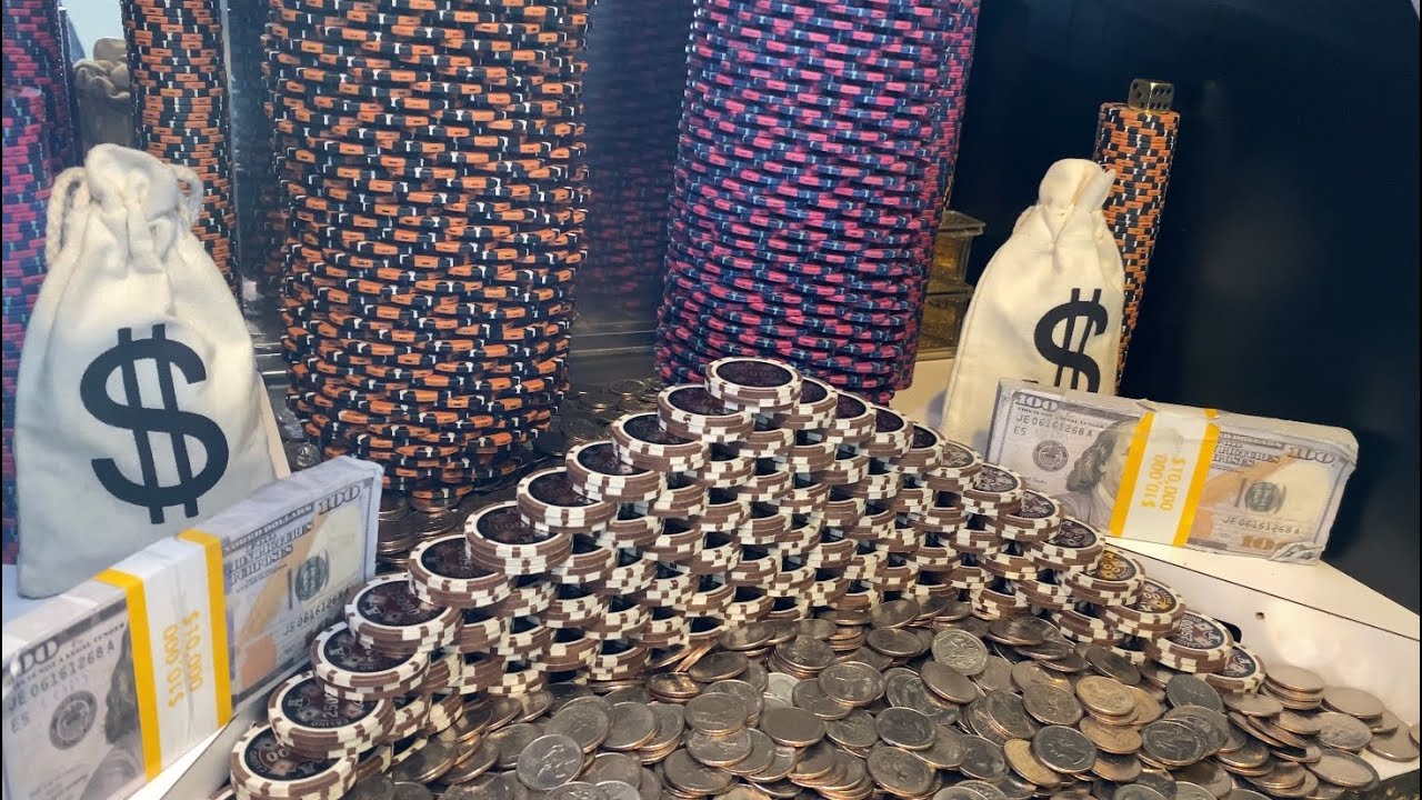 1 QUARTER CHALLENGE, $50,000,000.00 BUY IN, HIGH RISK COIN PUSHER MEGA MONEY CASINO JACKPOT!