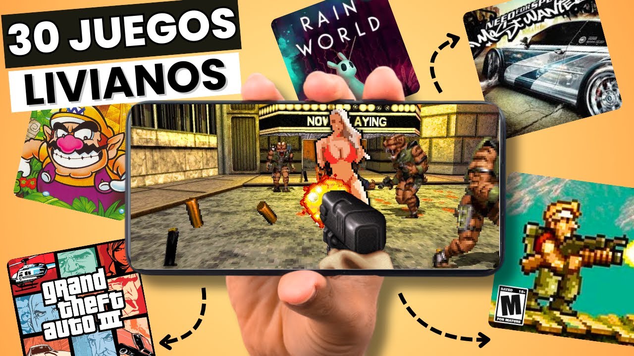 30 OPTIMIZADOS juegos para teléfonos móviles Android, iOS