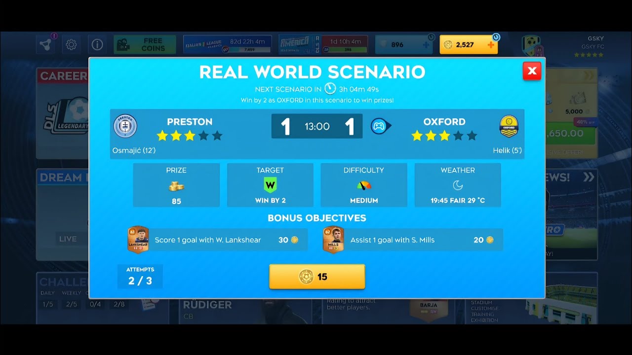 DLS 2026 | SCENARIO 3 (REAL WORLD)