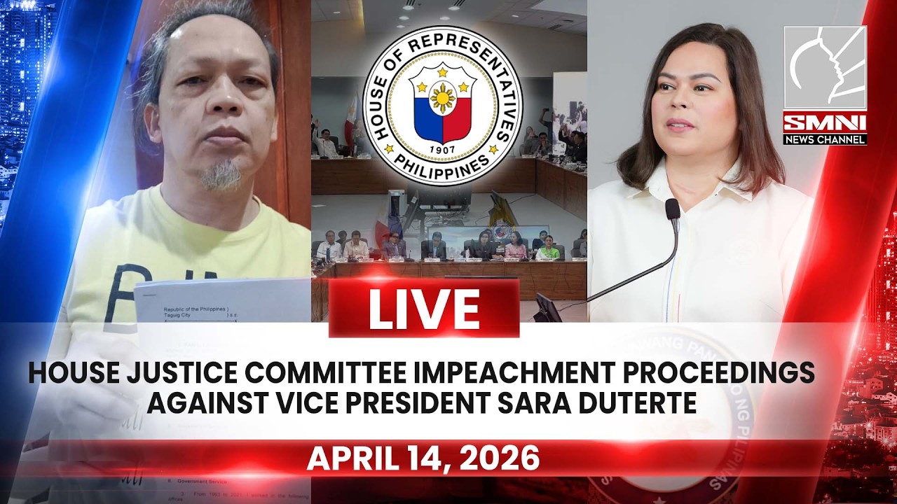 LIVE | House Justice Committee impeachment proceedings against Vice President Sara Duterte