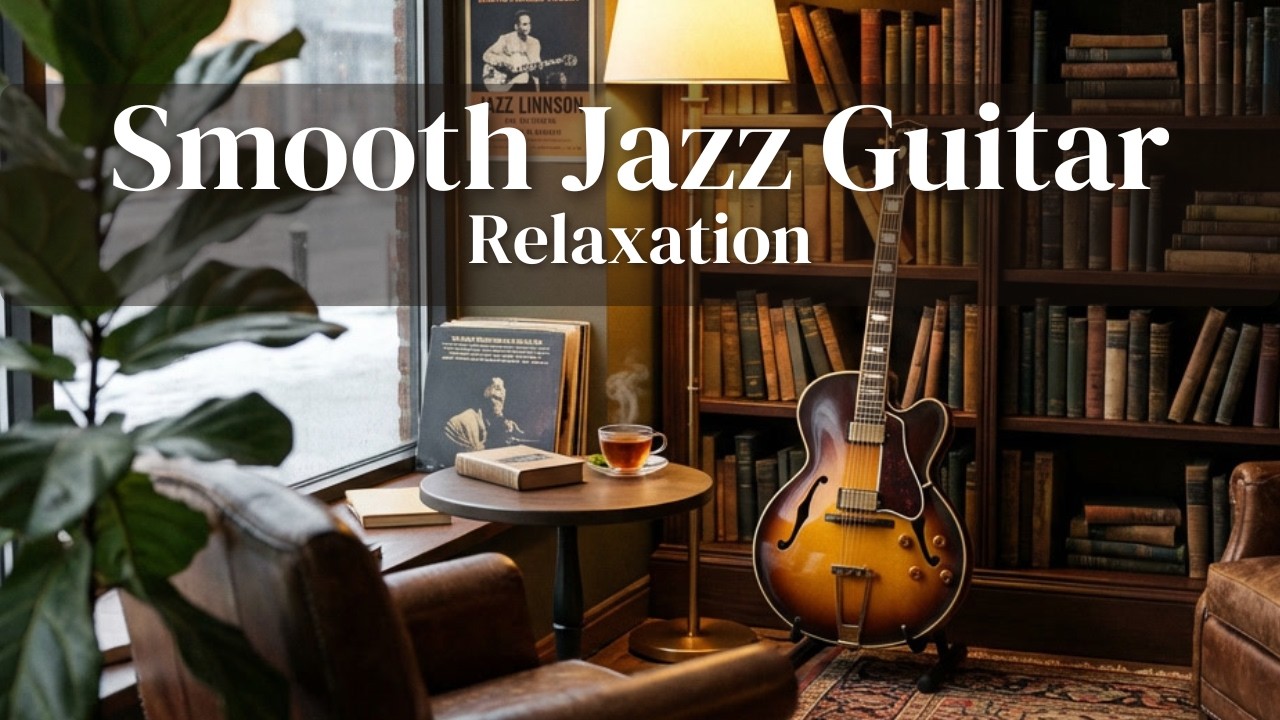 Midnight Luxury Lounge Smooth Jazz Guitar - Chill & Relaxing Night, Stress Relief Music