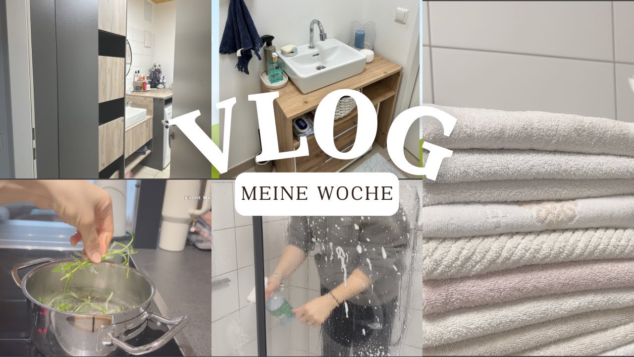 Frühjahrsputz, Bad reinigen, organisieren, sortieren, Deko Haul- part 2 Vlog mit Untertitel