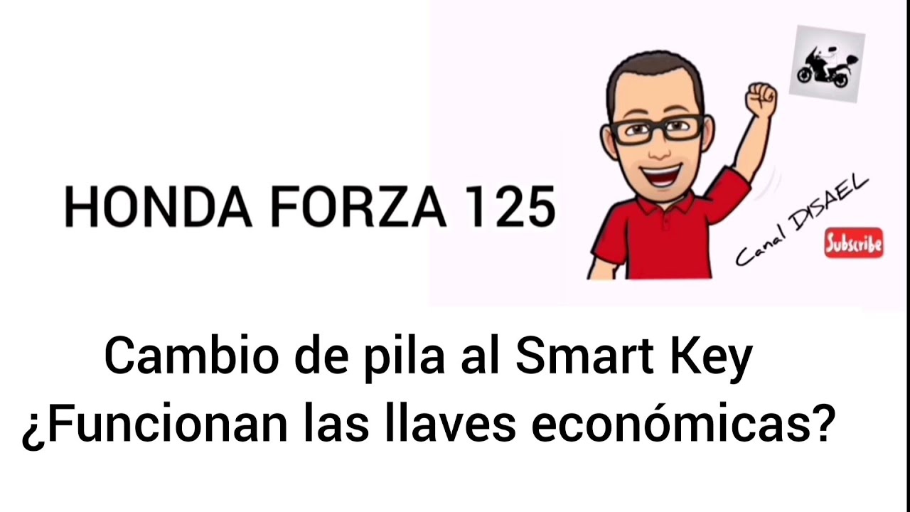 Cambio de pila Smartkey programación en descripción