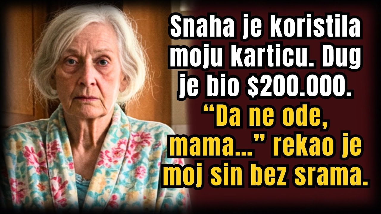 Žena mog sina koristila je moju karticu — dugovao sam 200.000$: “da me ne ostavi, mama.”