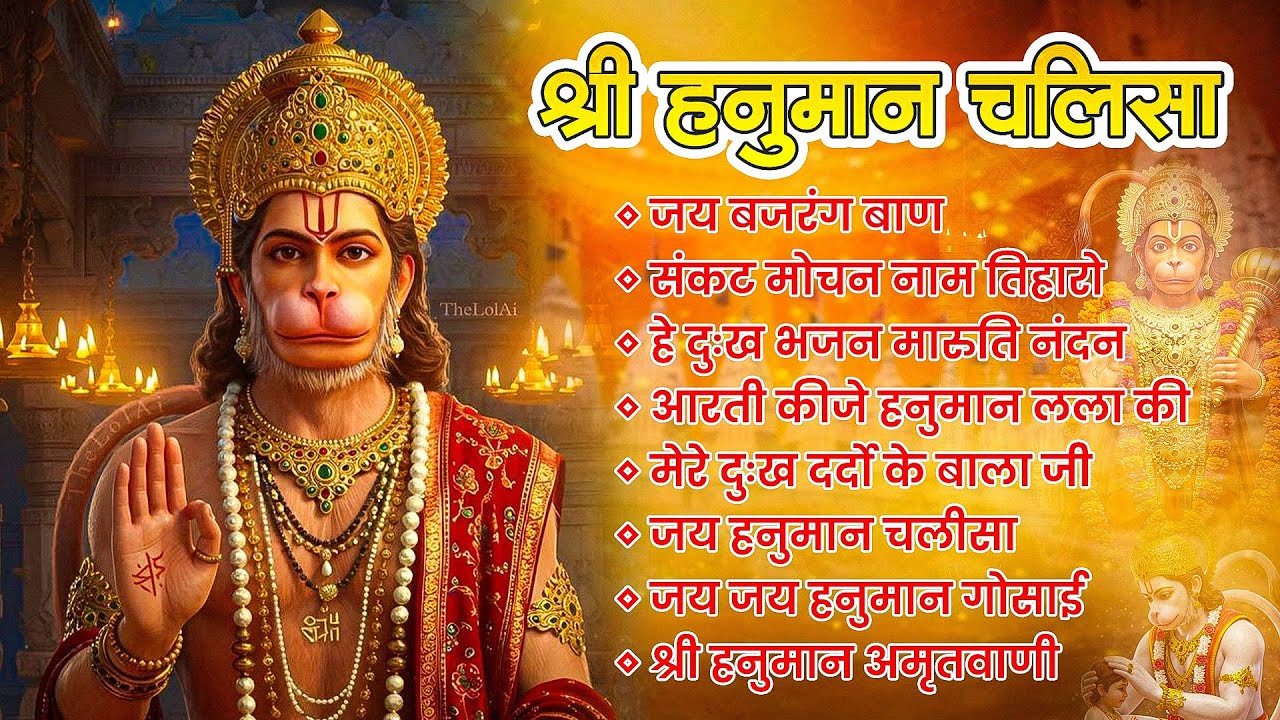 श्री हनुमान चालीसा shree hanuman chalisa original video 🙏🌺 gulshan kumar hariharan full hd