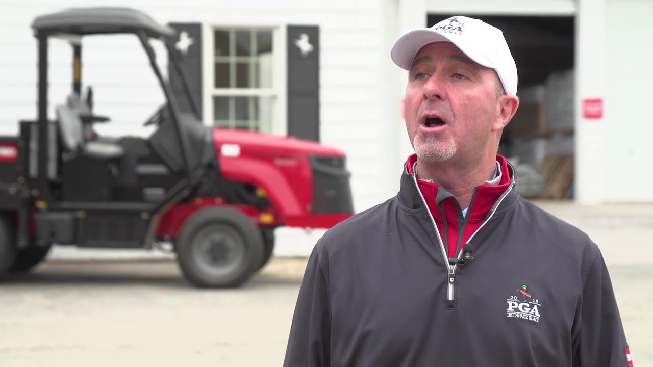Implementing the Toro Outcross at the 101st PGA Championship at Bethpage Black