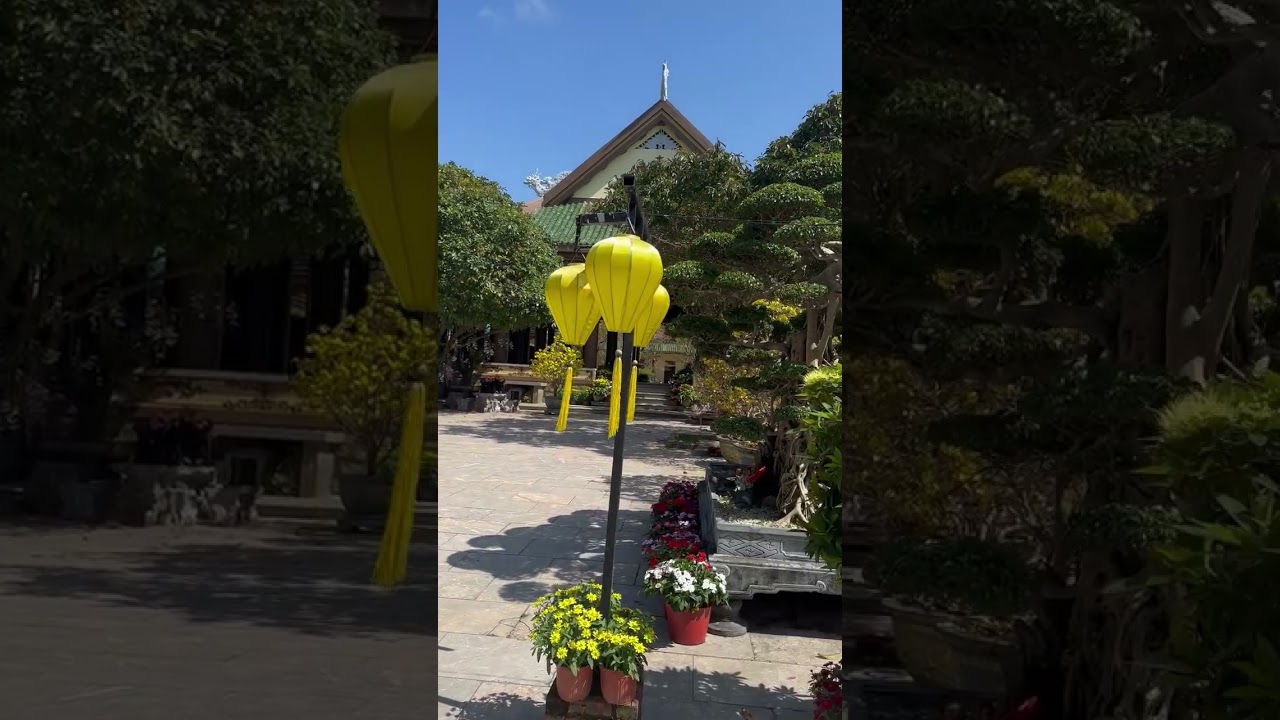 Another close look on the Buddhist temple Linh Ung in Da Nang Viet Nam 