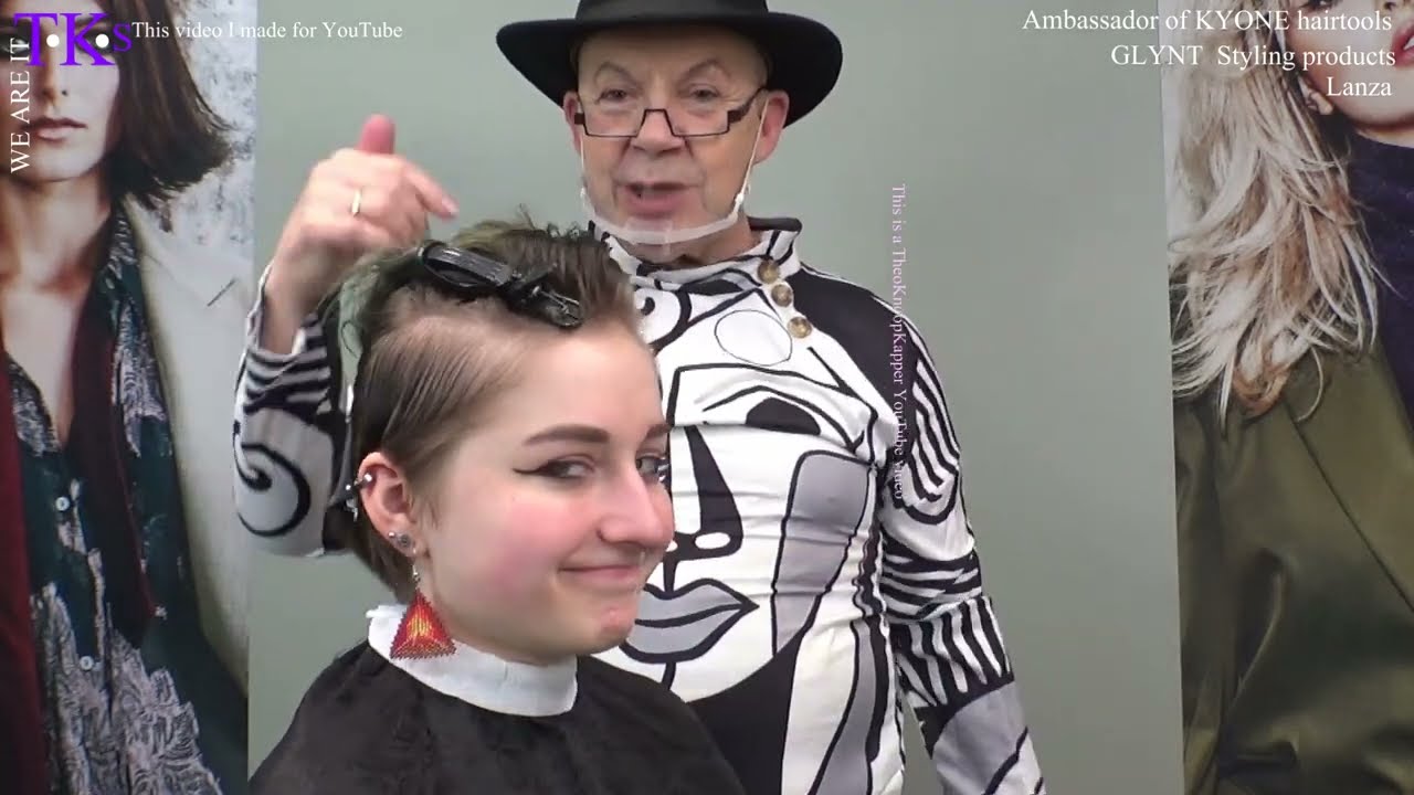 I'm growing a Mullet, first time Clipper Sides-Shaved and tattoo in Black color  Quin by T.K.S.