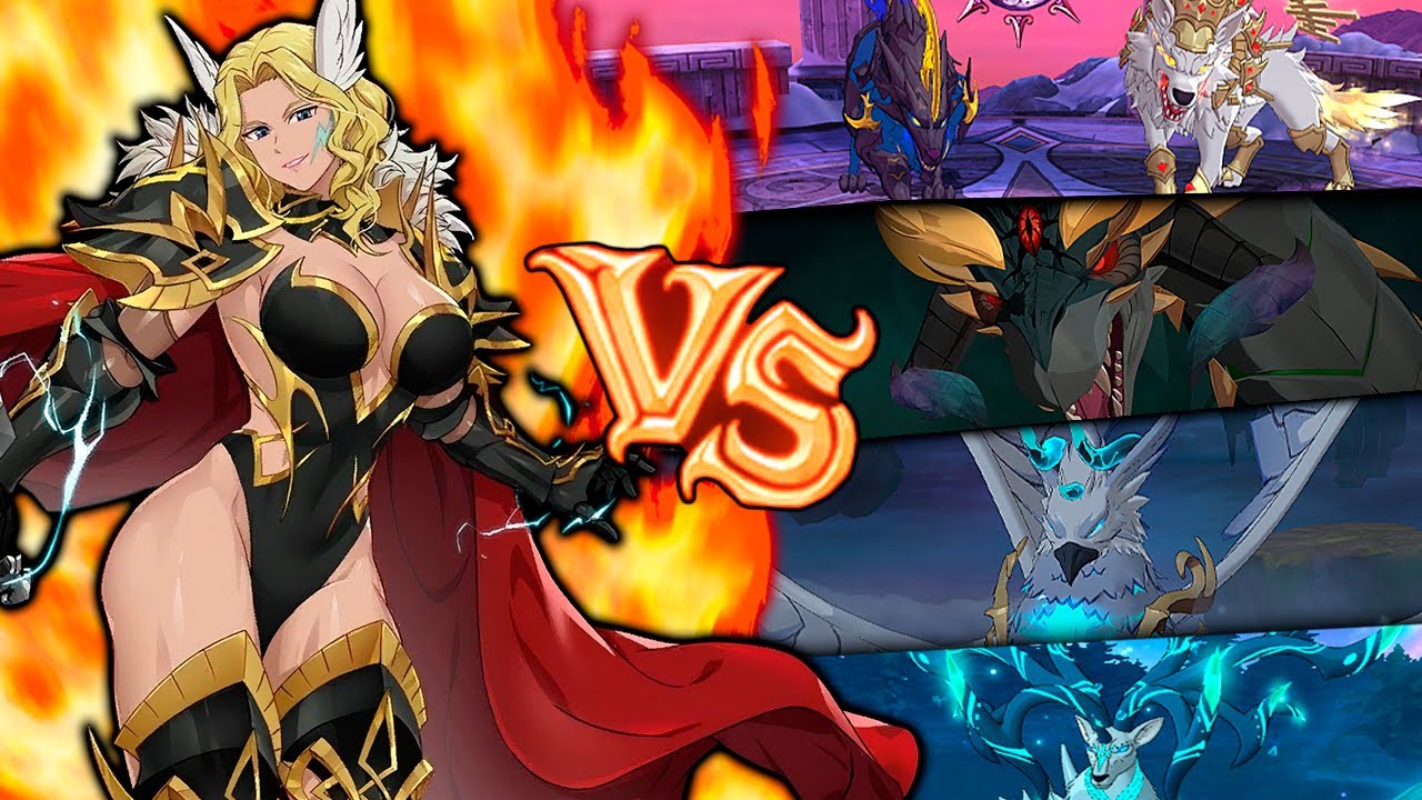 MONSTRUOSA! THOR VS BESTAS DEMONÍACAS! (HRAESVELGR, EIKTHYRNIR, SKOLL E HATI E NIDHOGGR) - 7DSGC