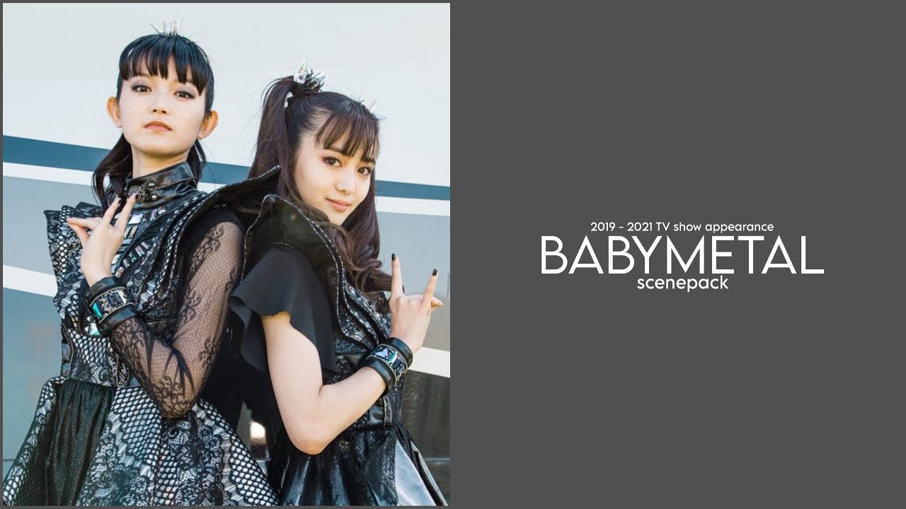 BABYMETAL : 2019 - 2021 TV SHOW APPEARANCE (clips for editing