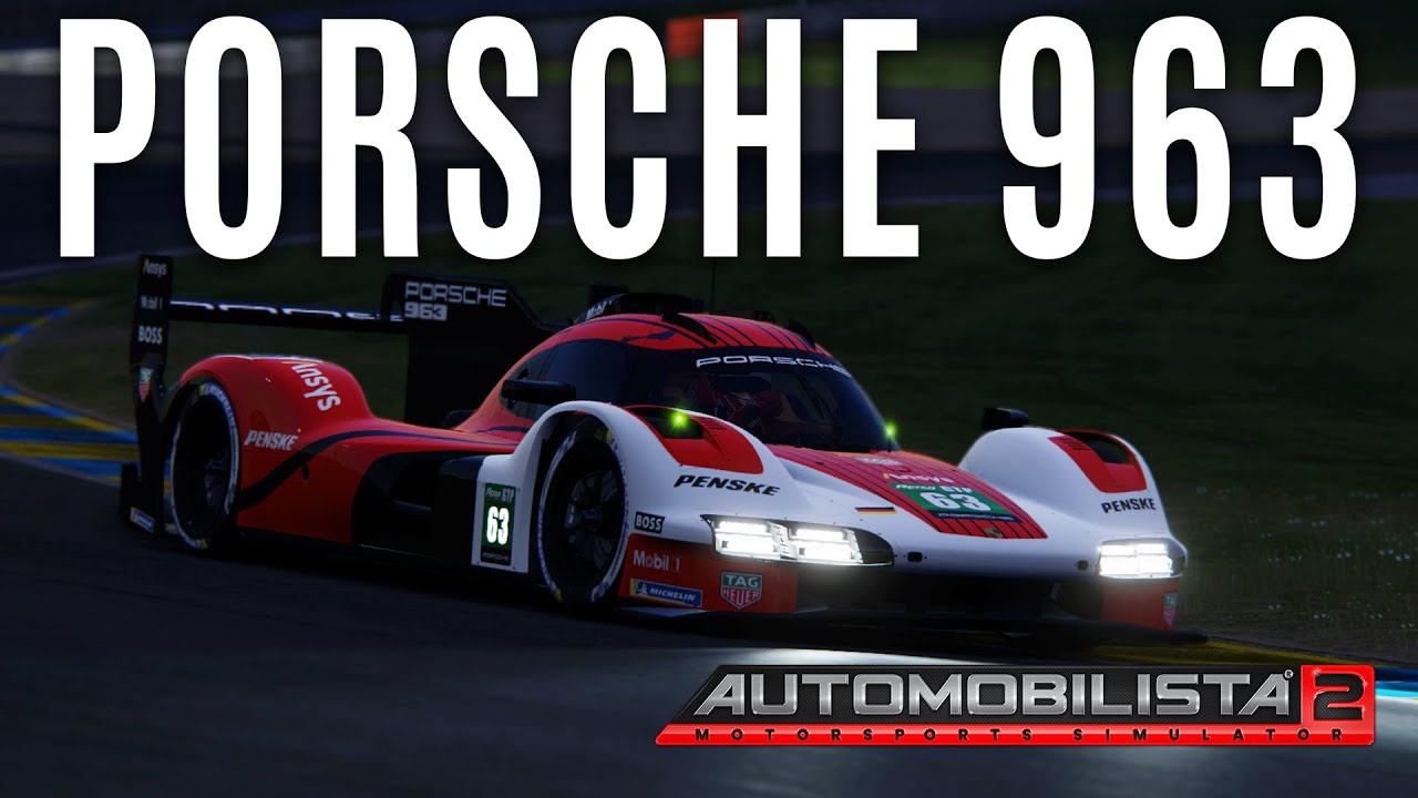 AMS2 | Endurance Pack Pt1 | Porsche 963 LMDh at Le Mans