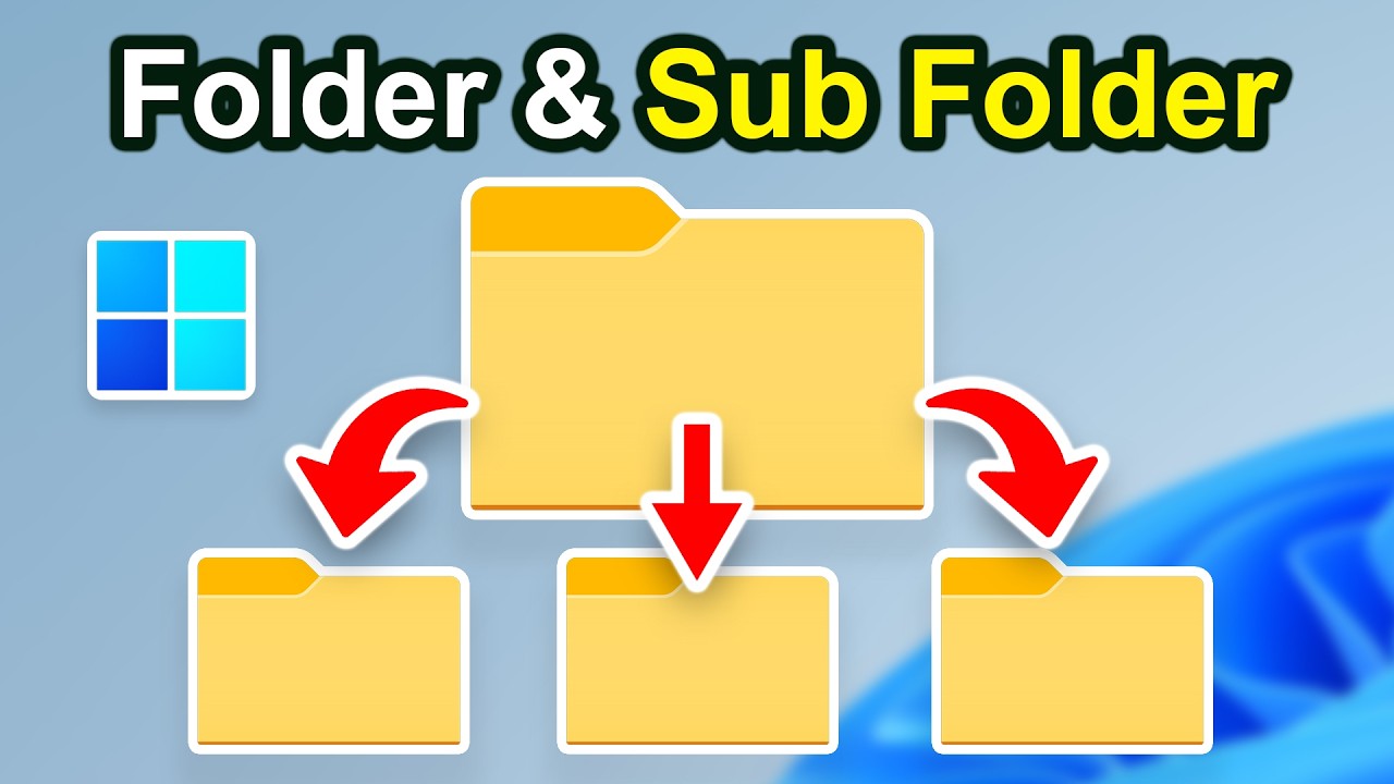 How To Create a Folders and Sub Folder in Computer (Step By Step)