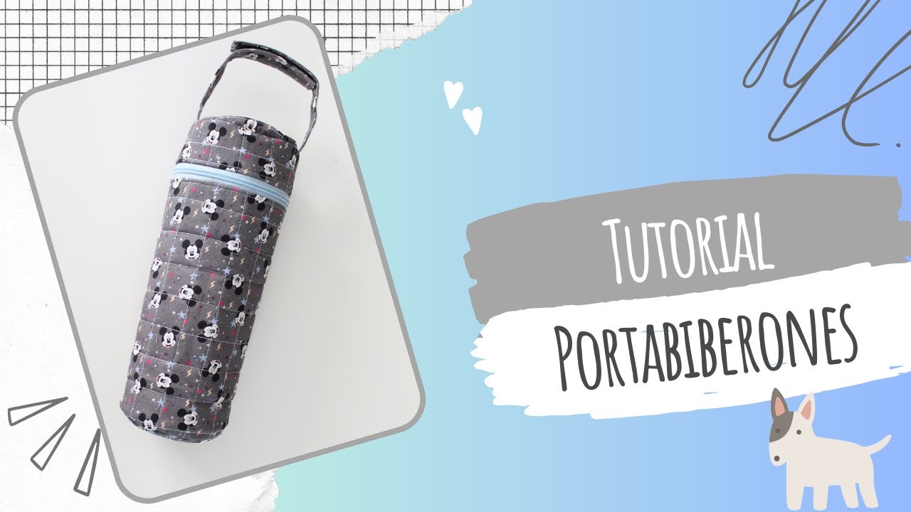 Tutorial de un Portabiberones para bebés- Costura sencilla para mamás y sus bebés