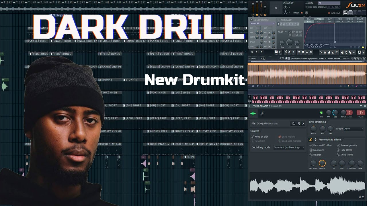 HOW TO MAKE DARK DRILL BEATS LIKE 808 MELO FOR POP SMOKE (FL STUDIO TUTORIAL)