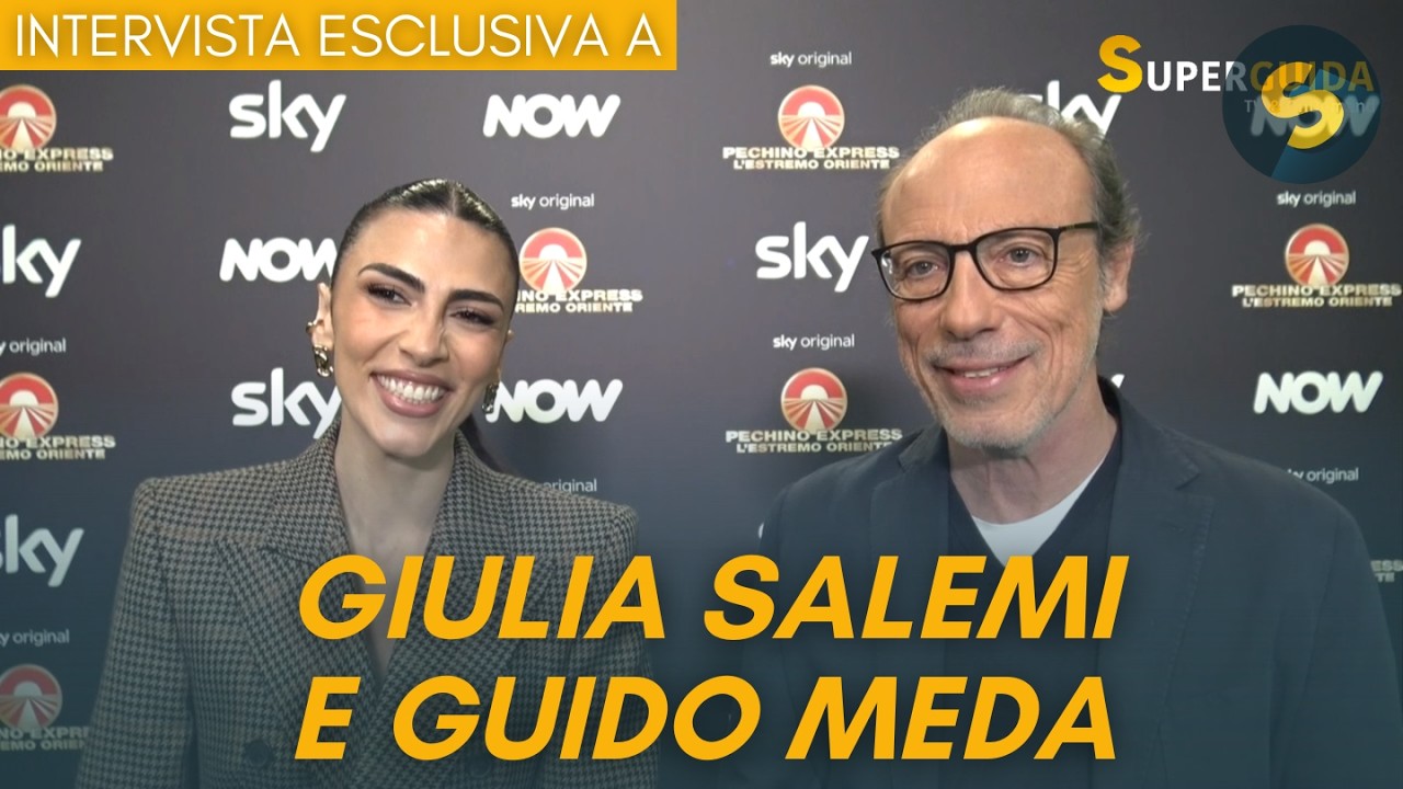 Giulia Salemi e Guido Meda, inviati di Pechino Express 2026: intervista