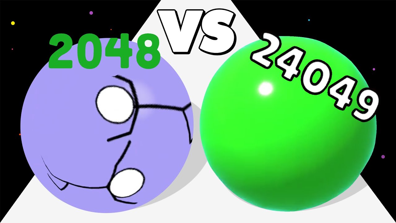 ROLLING BALLS SWALLOWING (vs) STICKMAN BALL - Satisfying Ball Run Math Games